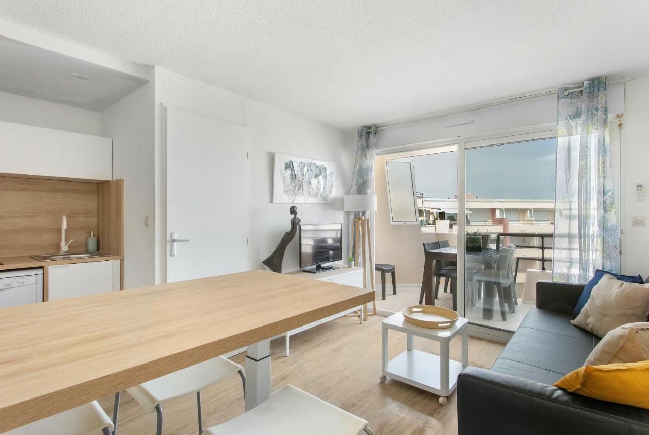 Appartement T3 Terrasse Vue Sur Mer, Piscine, Parking, Wifi Et Clim Сет Экстерьер фото